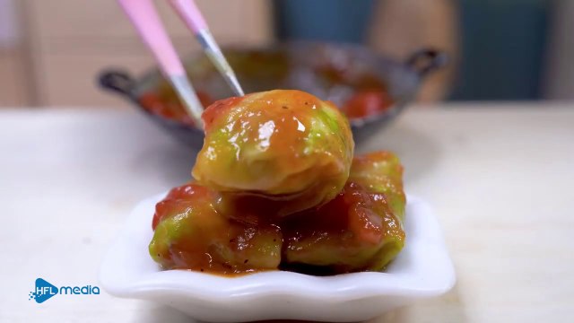 Stuffed Cabbage Rolls Recipe | ASMR