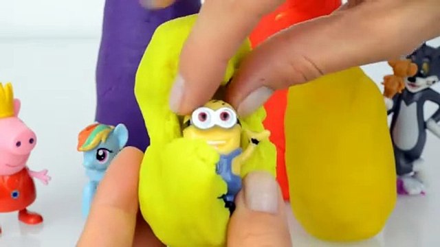 Frozen Play doh Kinder Surprise eggs Minions Toys PAW patrol Tom and Jerry Egg