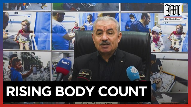 Palestinian PM condemns Israeli 'crimes' in Gaza