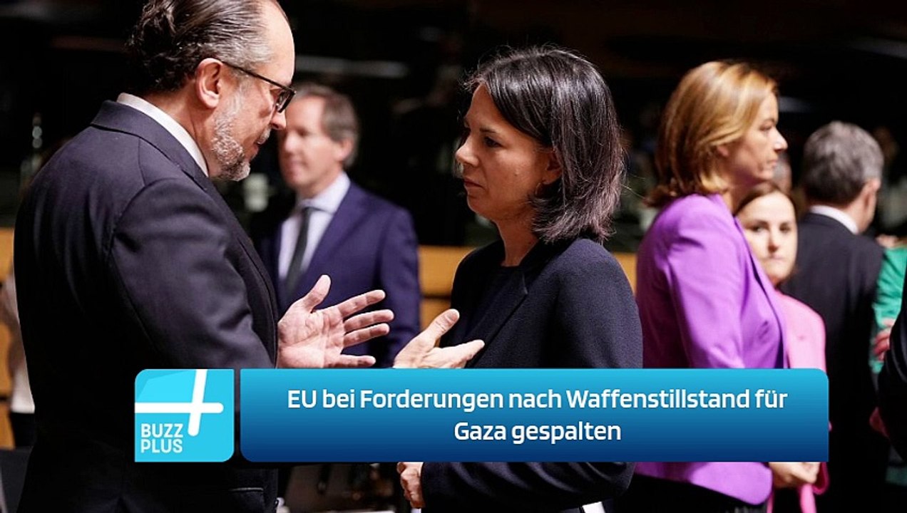 EU bei Forderungen nach Waffenstillstand für Gaza gespalten