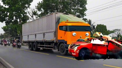 Wadidaw disini markas truk besar, truk tangki kereta api berubah jadi tayo