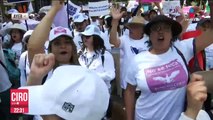 López Obrador continuó con su crítica a protestas del Poder Judicial