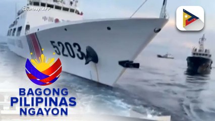 2 barko ng Pilipinas, binangga ng China sa West PH Sea