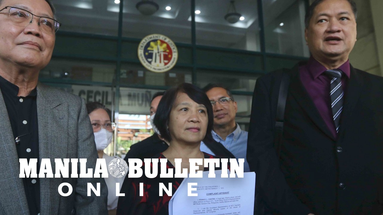 Castro files death threat raps vs ex-president Duterte
