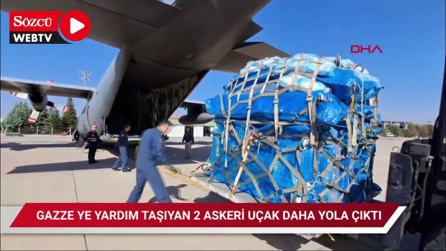 Gazze’ye iki yardım uçağı daha
