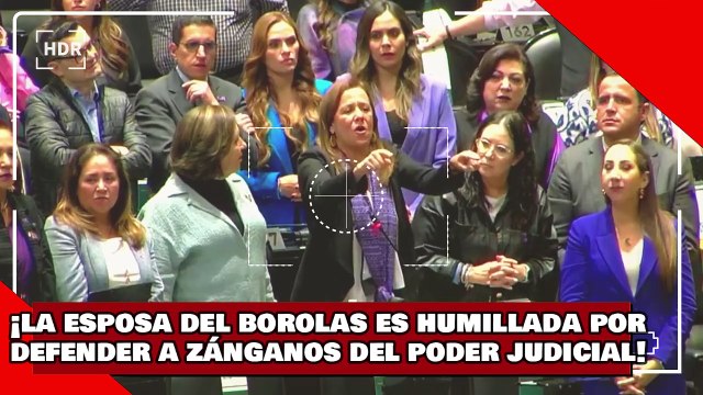 ¡VEAN! ¡la esposa del ‘borolas’ es humillada por morena por defender a zánganos del poder judicial!-2