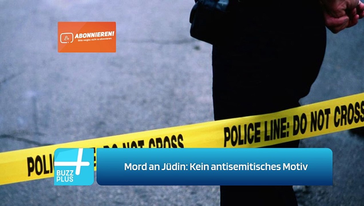 Mord an Jüdin: Kein antisemitisches Motiv