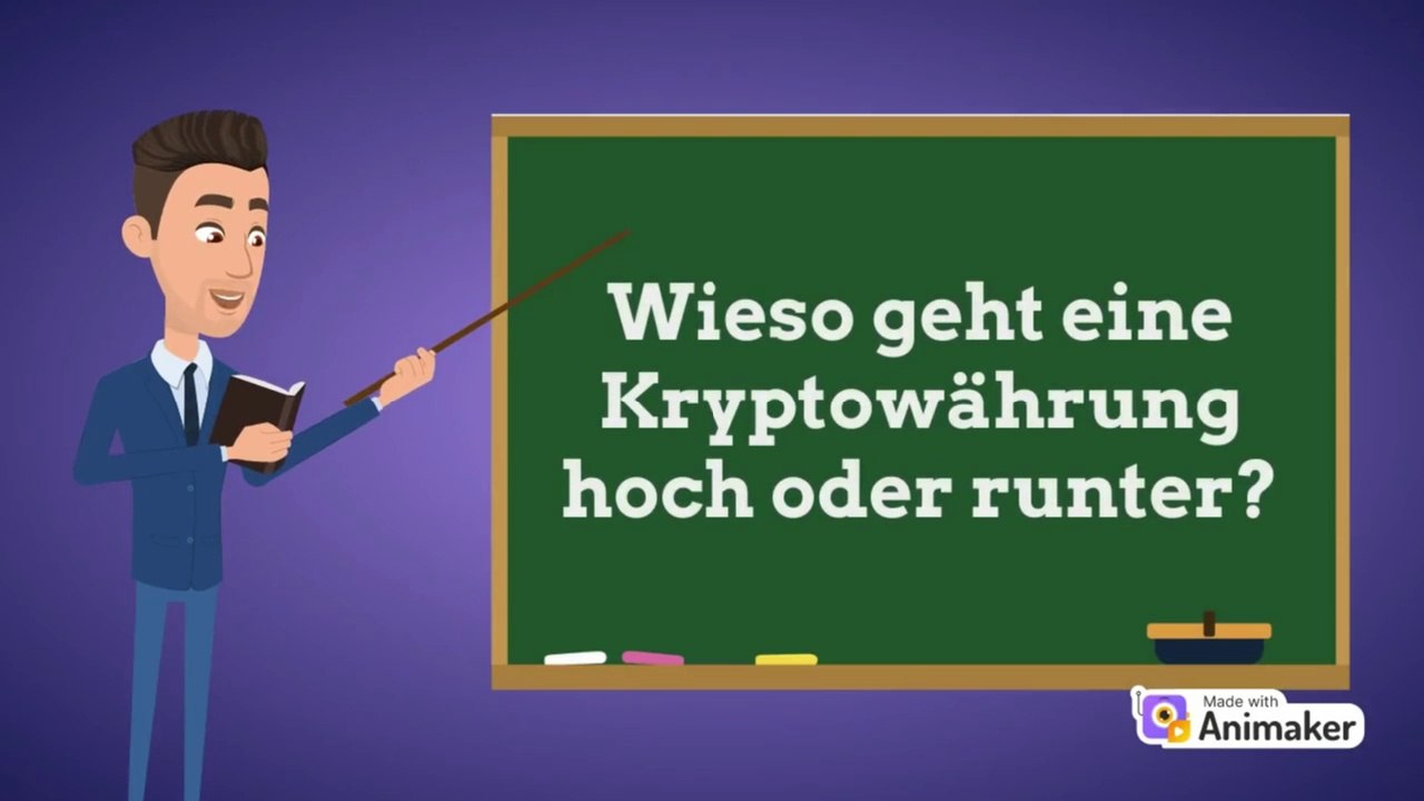 Wieso geht eine Kryptowährung hoch runter