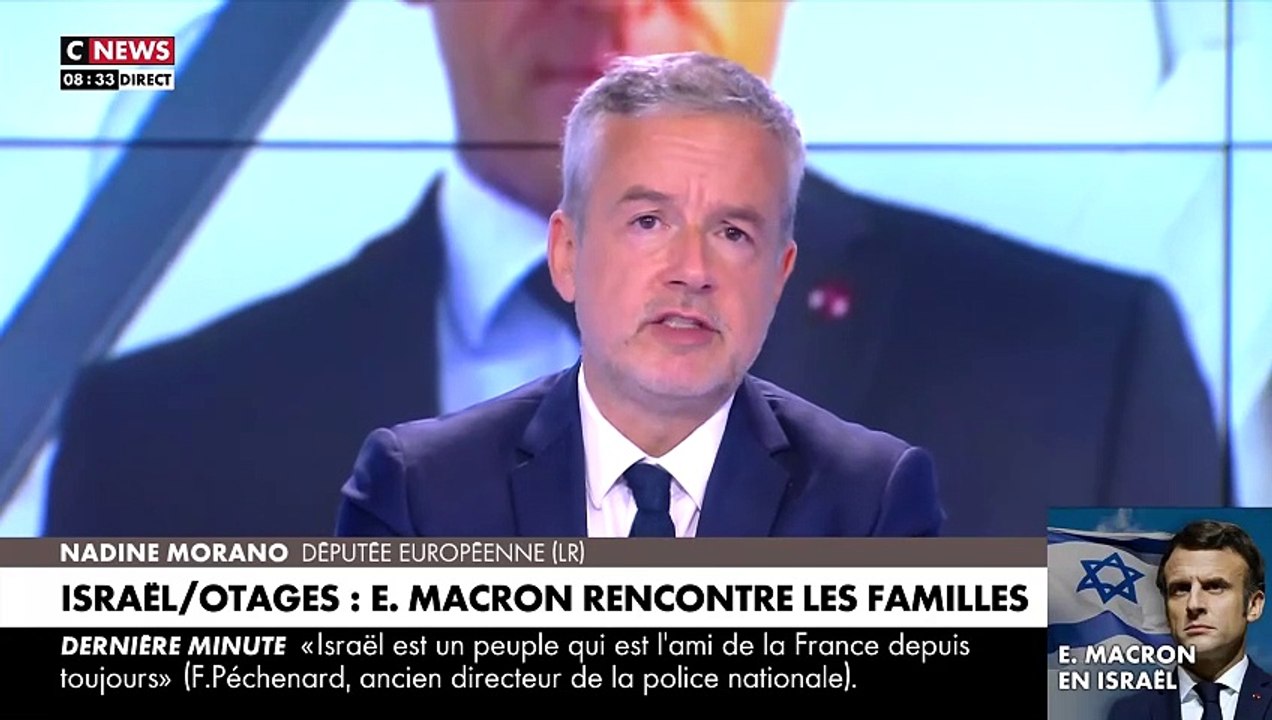 Israël : Nadine Morano craque et fond en larmes, ce matin, en plein direct sur CNews en racontant les horreurs qu'elle a découvert hier sur place