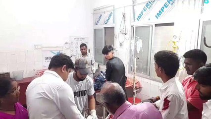 रफ्तार का कहर: बेलगाम बाइक ने ई-रिक्शा में मारी टक्कर, दो युवक पावापुरी रेफर