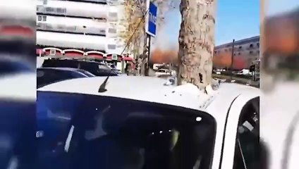 Bu kazayı görenler gözlerine inanamadı! Tabandan girdi tavanı deldi