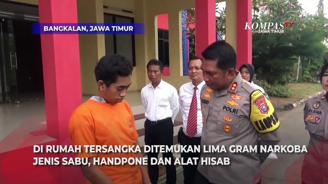 Sempat Mengelak! Begini Detik-Detik Polisi Bekuk Pengedar Narkoba di Bangkalan Jawa Timur