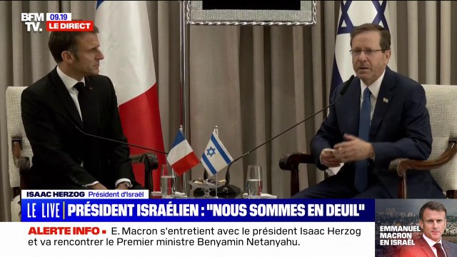 Isaac Herzog, président d'Israël: Le Hezbollah joue avec le feu (...) si il nous tire vers la guerre, le Liban paiera le prix