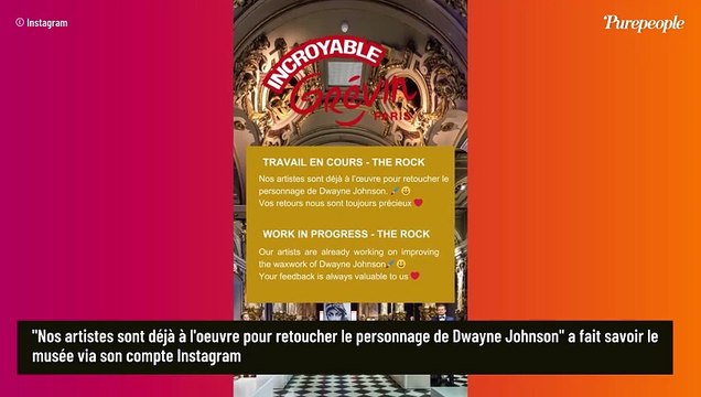 PHOTOS Dwayne Johnson, sa statue de cire ratée : le musée Grévin a réagi