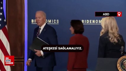 ABD Başkanı Biden, Gazze'de yanlışlıkla ateşkes istedi