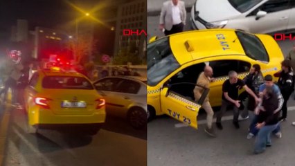 Bakırköy ve Kağıthane'de trafik kavgaları kamerada