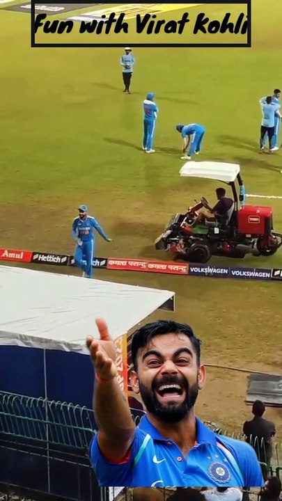Virat Kohli make fun of it