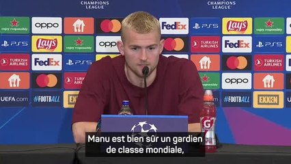 Bayern - De Ligt : "On espère que Neuer reviendra en pleine forme"