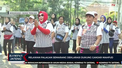 Relawan Palagan Semarang Deklarasi Dukung Ganjar-Mahfud