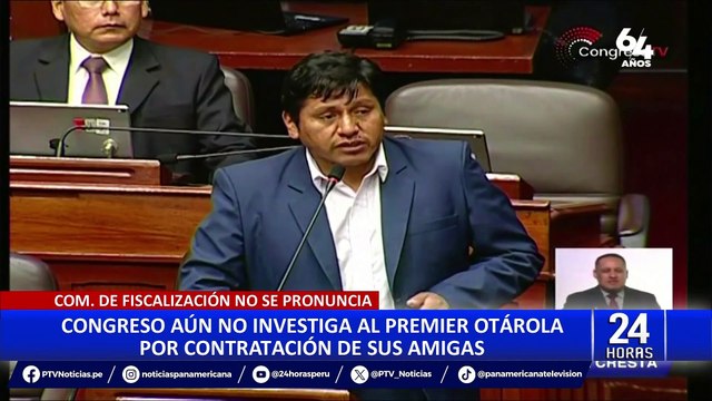 Congreso aún no investiga a Otárola por presuntas contrataciones irregulares de sus “amigas”