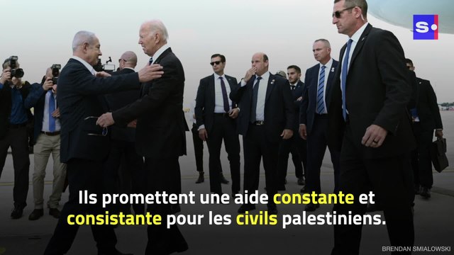 Benjamin Netanyahu et Joe Biden promettent un flux continu d'aide vers Gaza