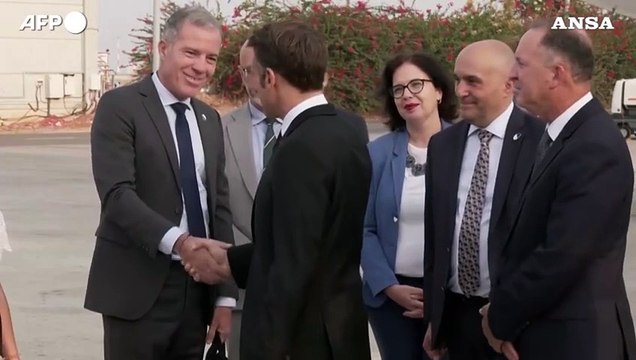 Israele, Macron incontra i familiari degli ostaggi detenuti da Hamas