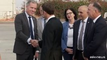 Macron in Israele incontra le famiglie degli ostaggi francesi