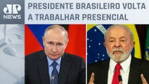 Lula conversa com Vladimir Putin por telefone e aborda guerras