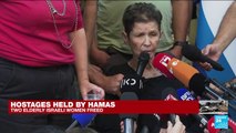 Freed Israeli hostage speaks from Tel Aviv hospital