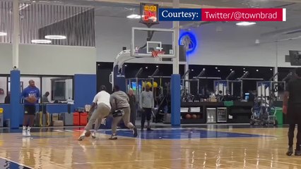 Watch the interesting tactics the Dallas Mavericks use to prepare for Wembanyama