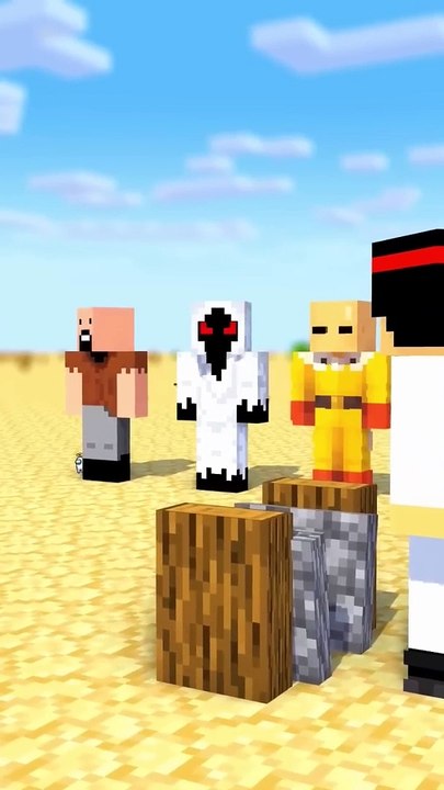 HELP Herobrine Break Bedrock Entity Notch One Punch Man #herobrine #minecraft #shorts