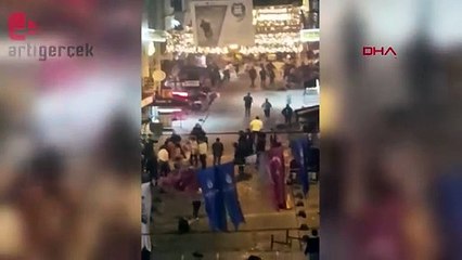 Bayern Münih taraftarı Taksim'de olay çıkardı