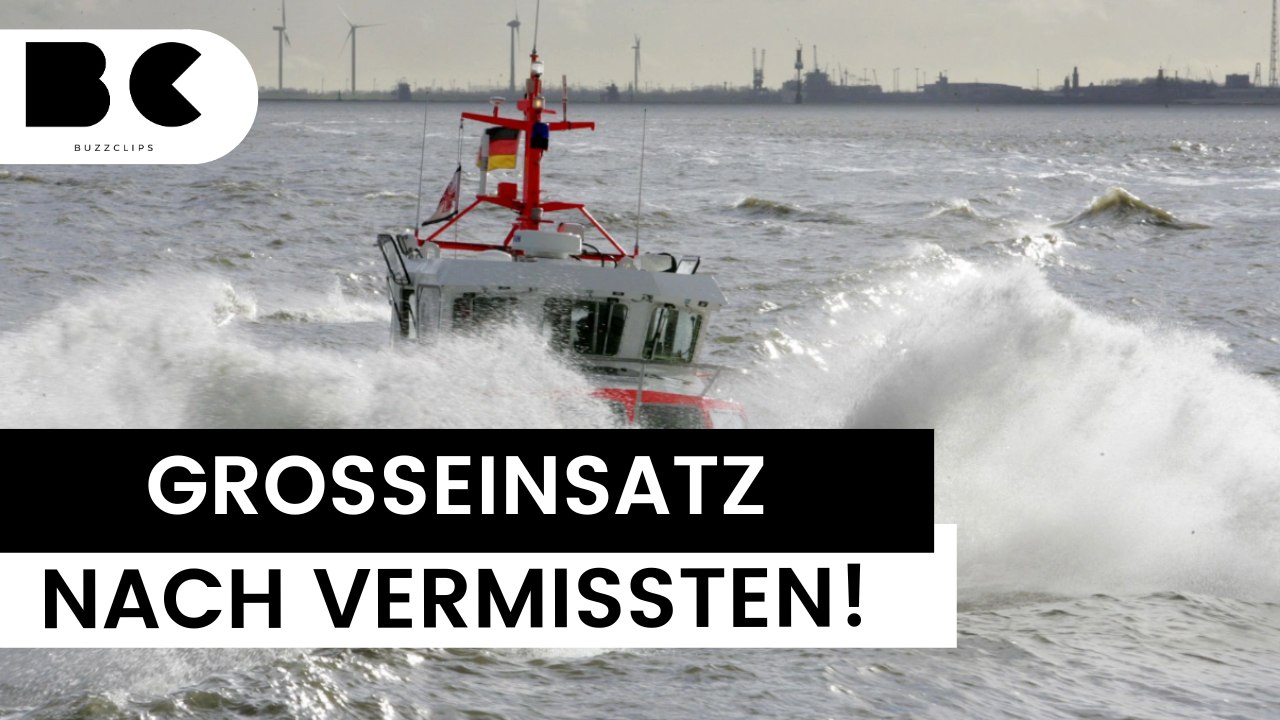 Schiffskollision vor Helgoland: Großeinsatz nach Vermissten!