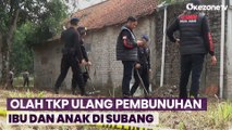 Polda Jawa Barat Gelar Olah TKP Ulang Pembunuhan Ibu dan Anak di Subang