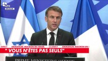 Emmanuel Macron «met en garde les factions qui menacent Israël»