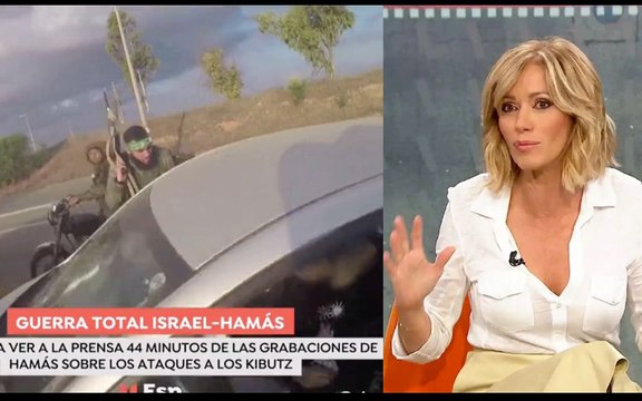Susanna Griso saca su cara más conspiranoica tras la publicación de las imágenes de los atentados de Hamás contra Israel