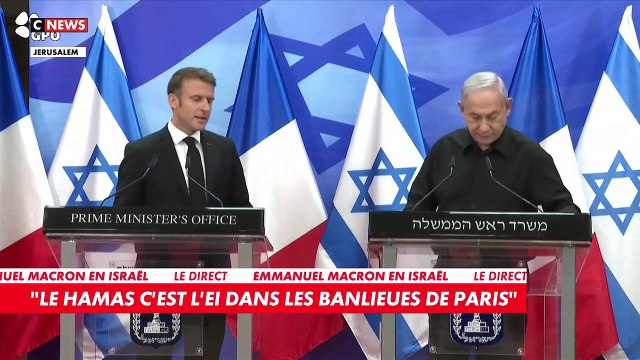 Israël: Emmanuel Macron propose une coalition régionale et internationale pour lutter contre les groupes terroristes - La lutte contre le terrorisme doit être sans merci mais pas sans règles