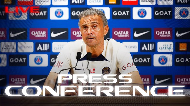 Replay : Conf de presse de Luis Enrique et d'un joueur avant Paris Saint-Germain - Milan AC