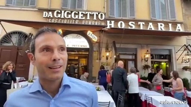 Al Ghetto di Roma festa per 100 anni di Giggetto: Vogliamo la pace