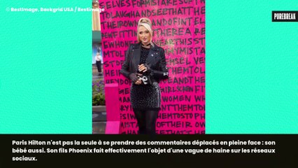 "Des malades" : le bébé de Paris Hilton moqué et humilié physiquement, la star réagit (et le sexisme est total)