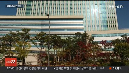 법관기피 신청에 '이화영 재판' 중단…공전 불가피