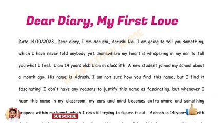 my first love | Romance Story | Love Story | English Novel | improve English | Learn English through story