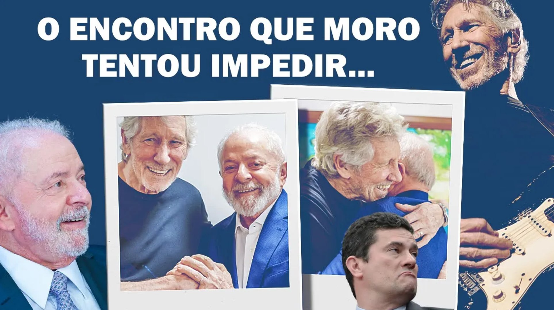 ROGER WATERS NO BRASIL DÁ ABRAÇO EM LULA: EM 2018, MORO NÃO PERMITIU VISITA EM CURITIBA | Cortes 247
