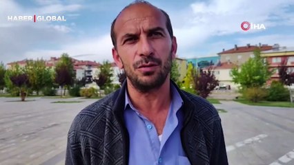 27 yıl sonra gelen mutluluk... Hacı Murat marka aracına gözü gibi bakıyor