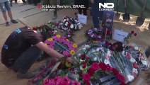 تشییع قربانیان حمله حماس؛ پدربزرگ اسرائیلی و نوه‌اش در کنار هم به خاک سپرده شدند