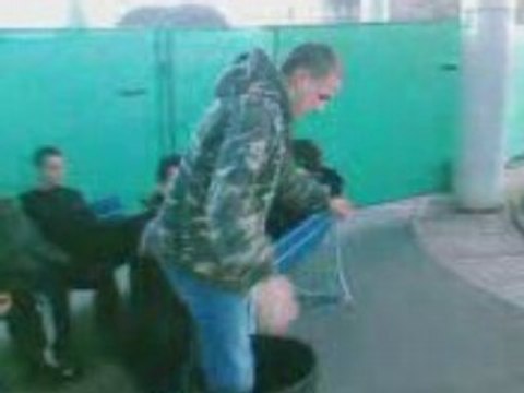 Course de poubelle retour