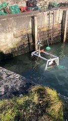 Sunk boat at Keiss harbour. Vid by Grant Nicolson (2)