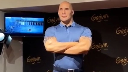 The Rock waxwork unveiled at French museum as actor responds to ‘whitewashed’ figure