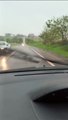 Durante chuva, carro bate em mureta de ponte entre Altônia e Iporã