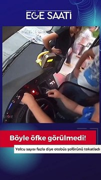 Böyle öfke görülmedi, yolcu sayısı fazla diye otobüs şoförünü tokatladı! #shorts